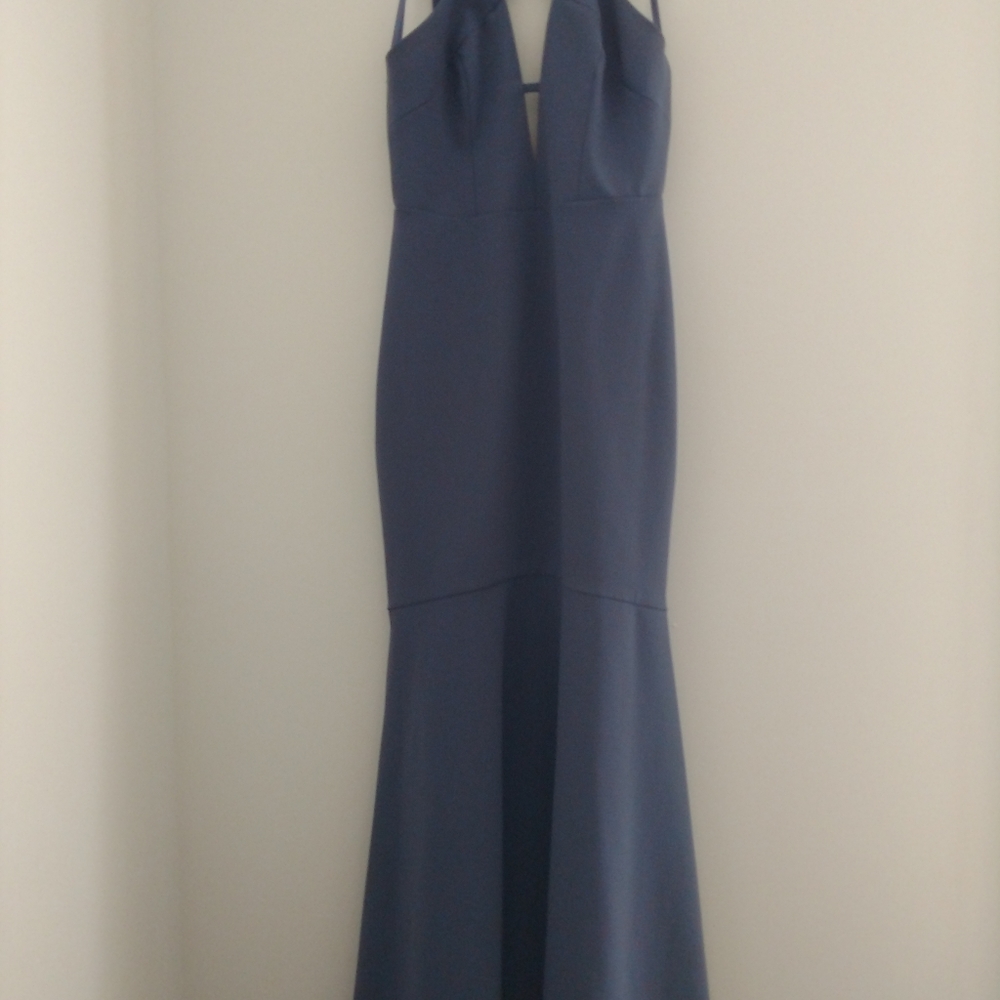 BCBG Navy Blue Prom Dress
